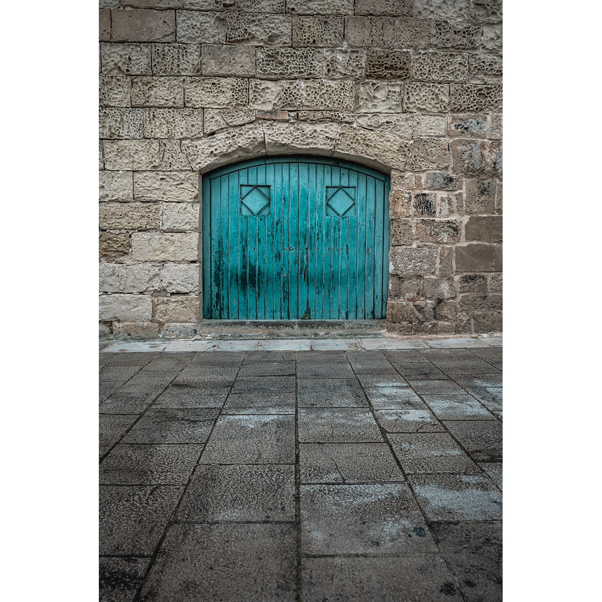Malta Mdina Turquoise Arch - Wall Art