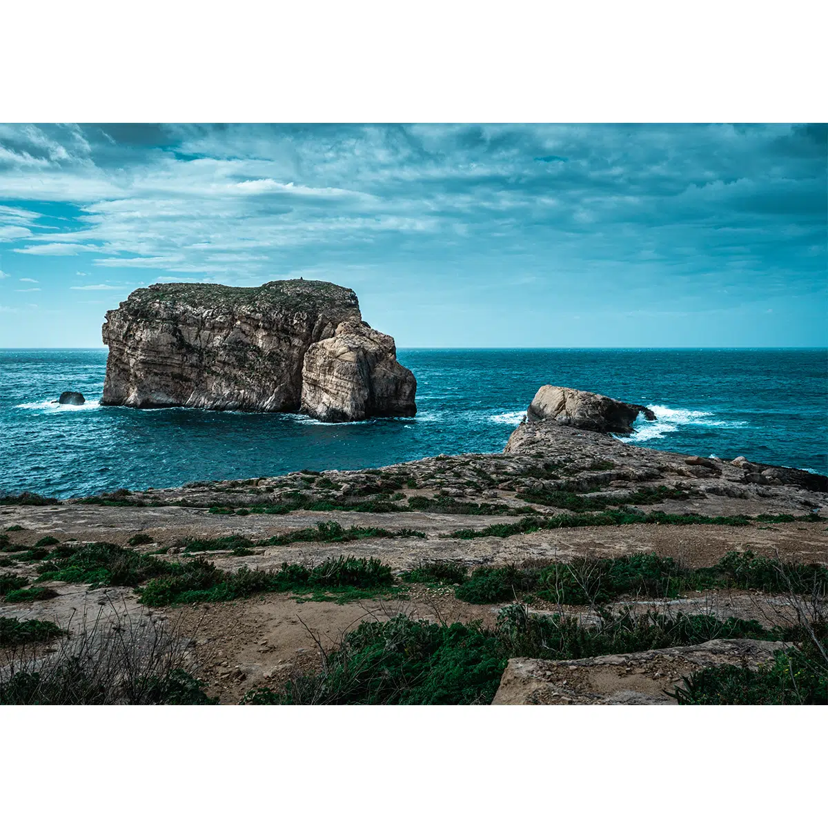 Gozo Dwejra Fungus Rock Blue Hour