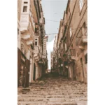 IValletta Malta Grand Harbour Hotel Steps - Wall Art