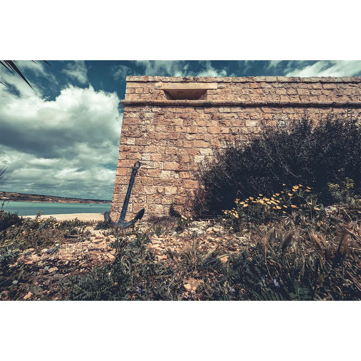 Malta Mellieha Tunnara Museum Anchor