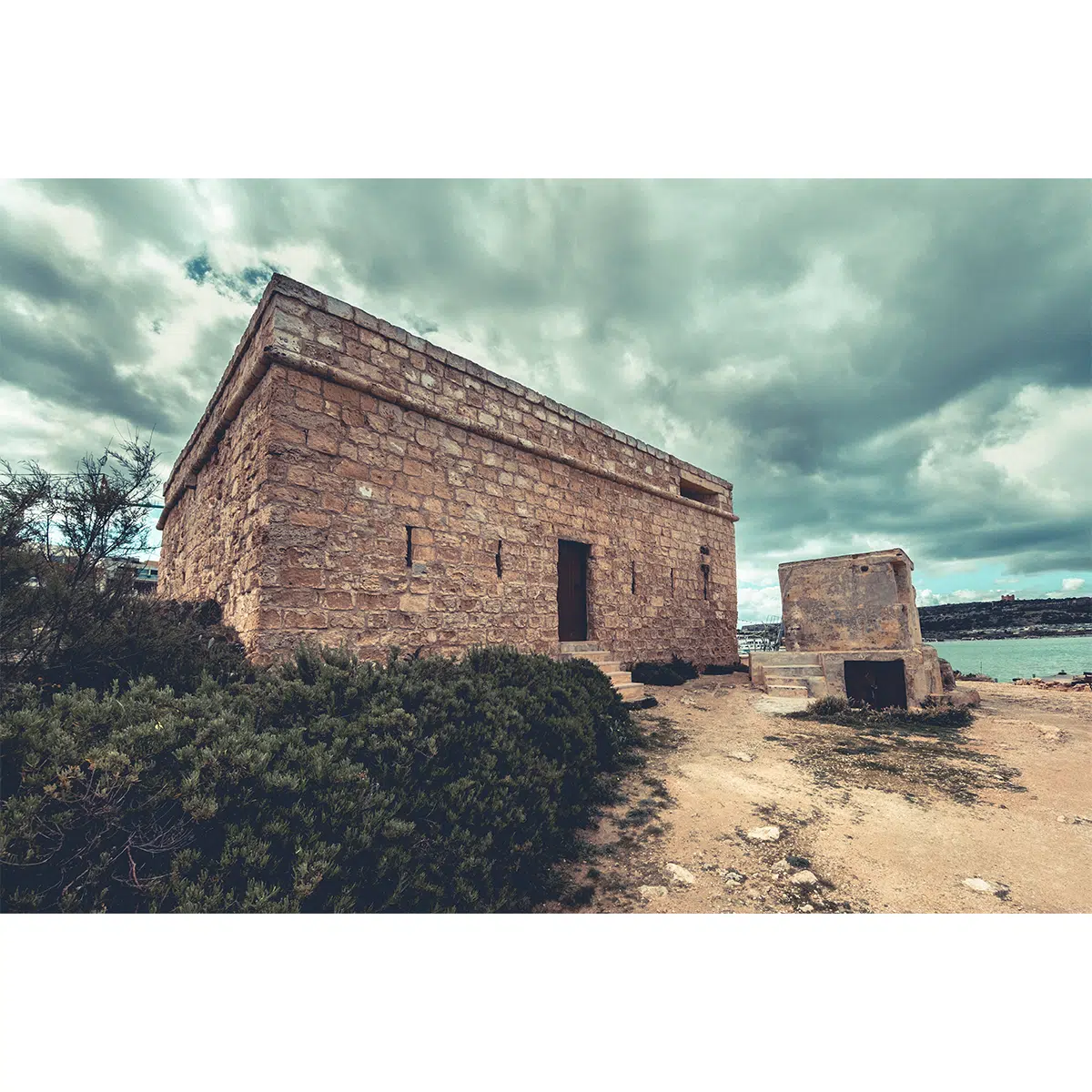 Malta Mellieha Tunnara Museum back