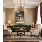 Malta Marsaxlokk Parish Church, visible in the distance with its iconic red dome, is the backdrop for a bustling outdoor market. Shoppers mill around stalls laden with colorful produce and local crafts under a clear blue sky. A few people are seated at outdoor cafes, enjoying the vibrant atmosphere. The scene captures the charm of a Mediterranean village morning.