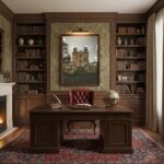 A person walks past the historic Tas-Silg Church in Marsaxlokk, Malta, with traditional Maltese boats visible in the harbor under a clear sky, suggesting a serene travel or lifestyle scene.