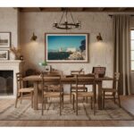 A person on a mountain bike, wearing a helmet and cycling gear, rides along a winding dirt path in the Maltese countryside. The path is surrounded by sparse Mediterranean vegetation and distant hills under a clear sky. The overall scene depicts an active outdoor lifestyle.