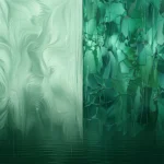 Jade Wave Abstract