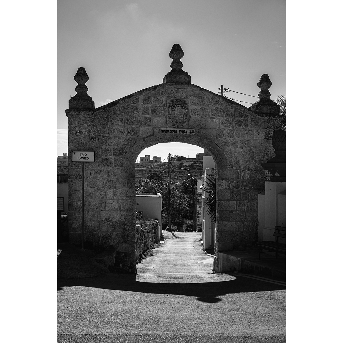 Malta Bahrija Kuncizzjoni Church Archway