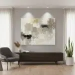 Ivory Grid 2 Abstract Wall Art
