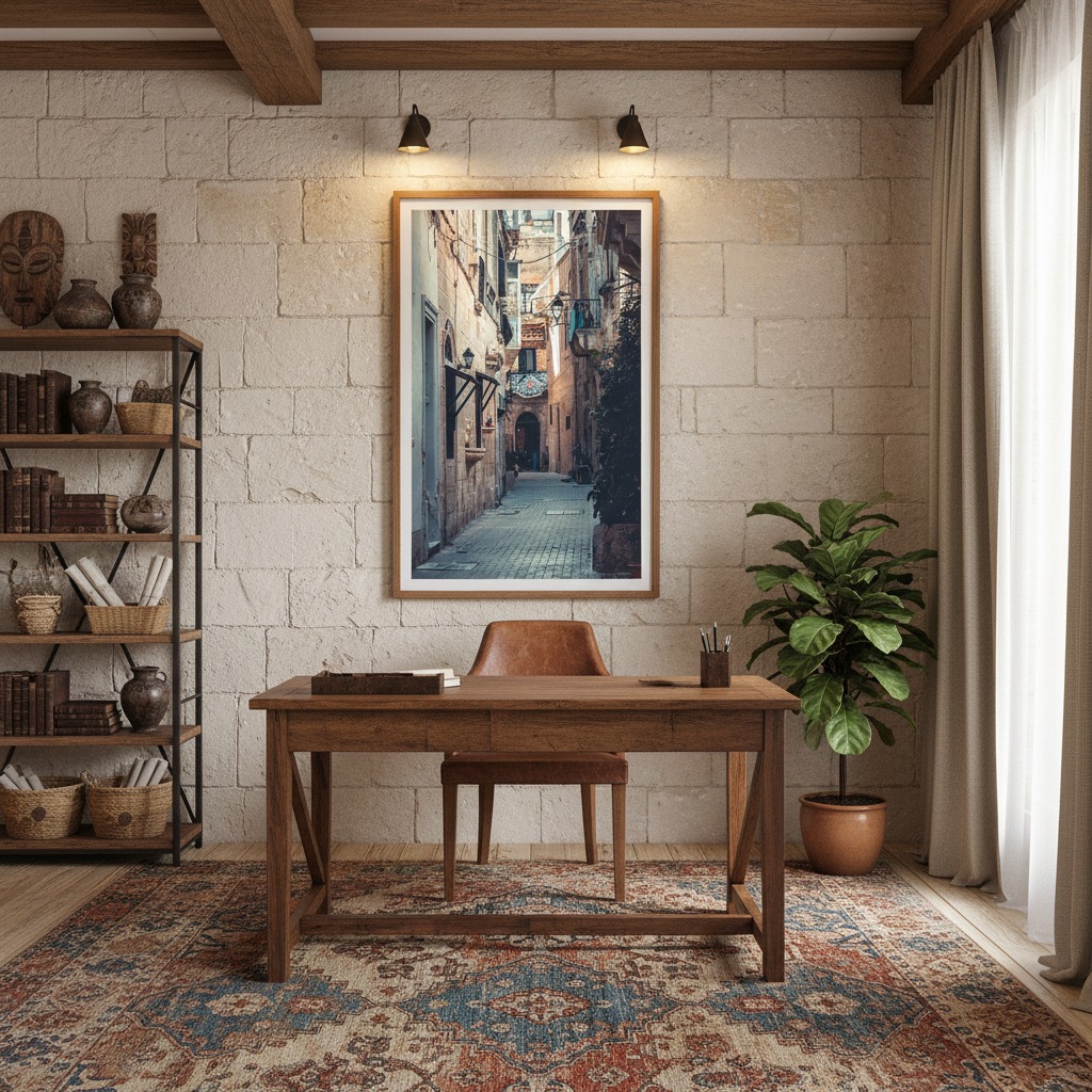 Malta Cospicua Alley Wall Art