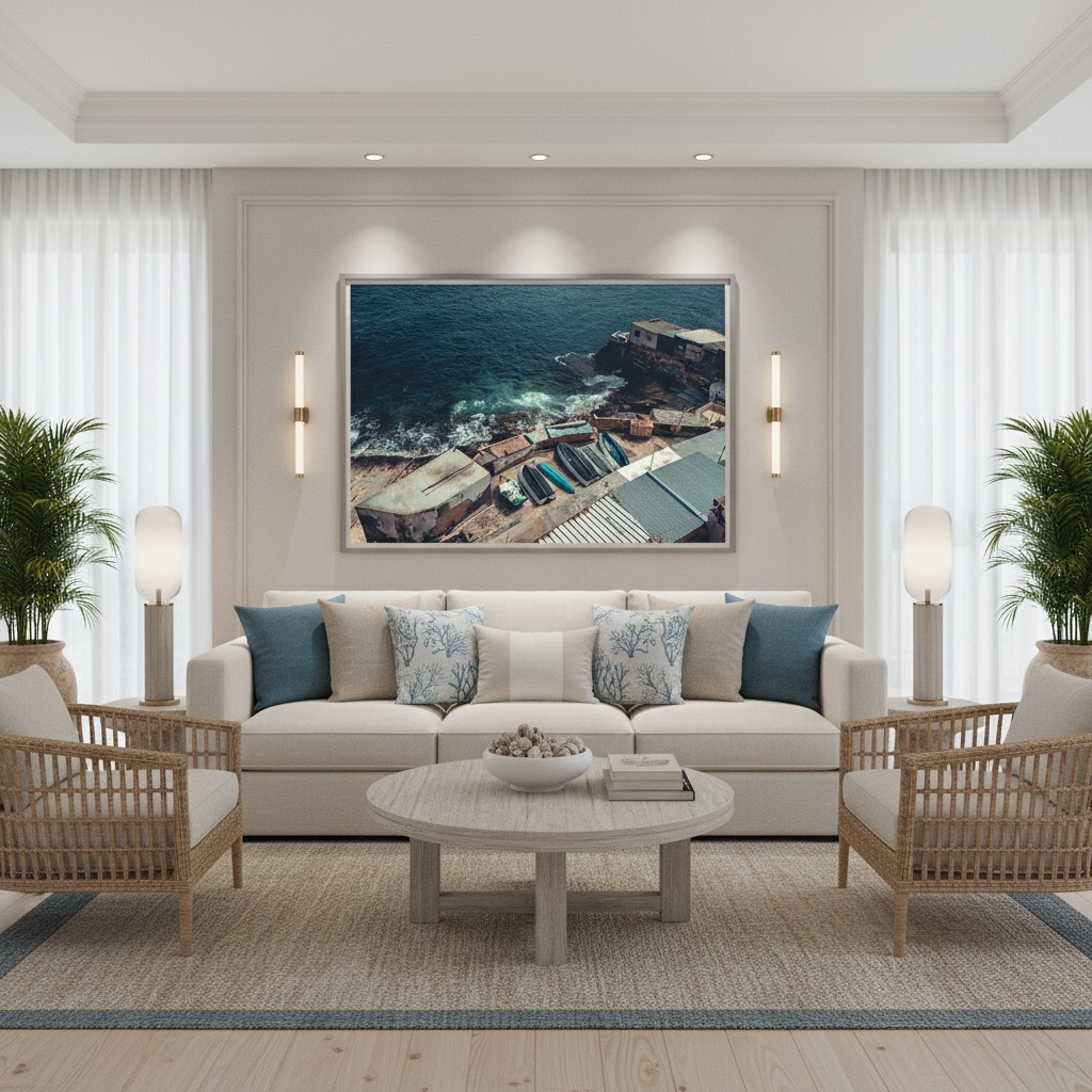 Malta Valletta Coastal Moorings - Wall Art