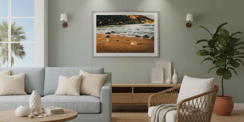 Gozo Ramla Bay Pebbles - Malta Wall Art