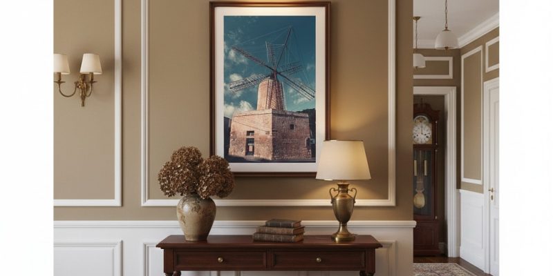 Gozo Xewkija Il-Mitħna tat-Tmien Kantunieri - Wall Art