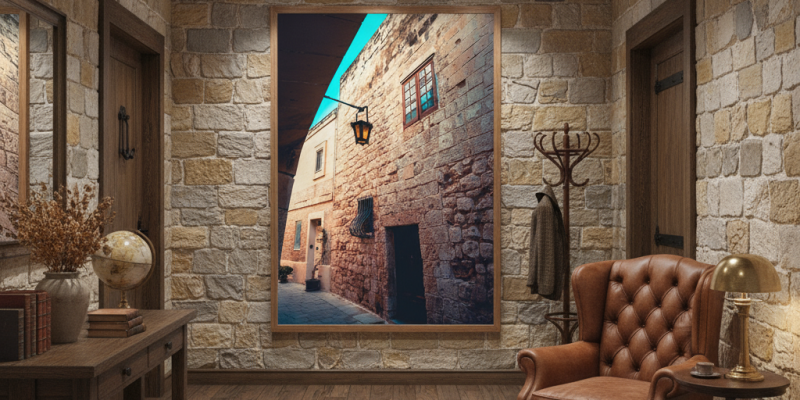 Mdina Stone Walls - Malta Wall Art